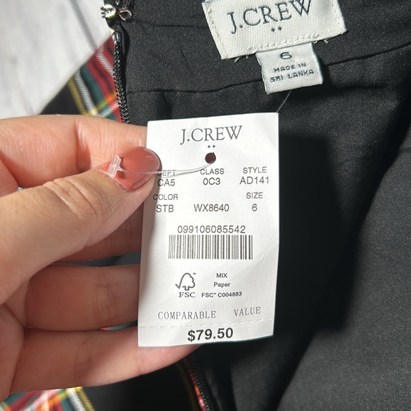 J. Crew Tartan Plaid Pencil Skirt Cotton Sateen
Skirt 6 NWT NEW - Picture 13 of 16